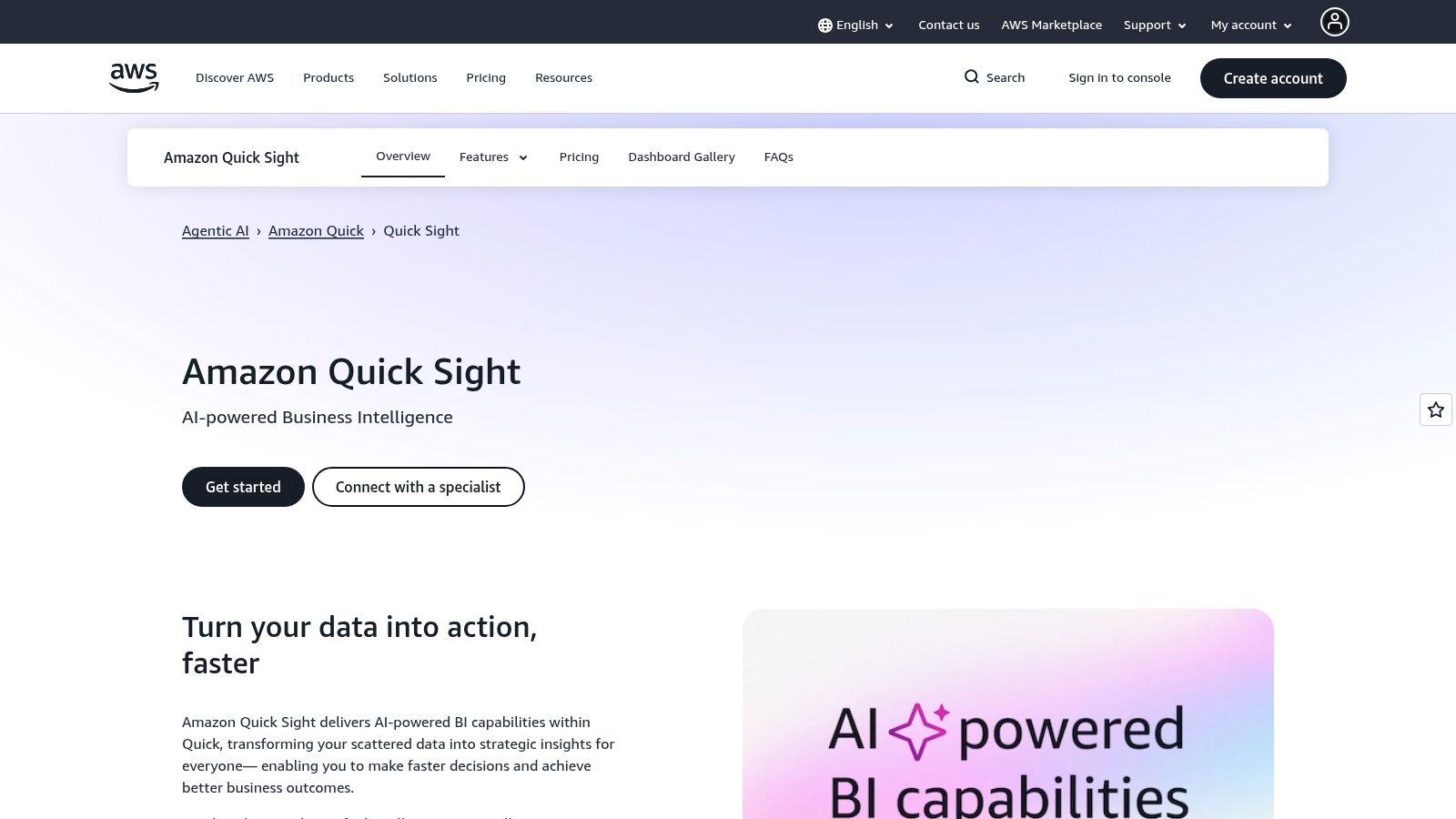 Amazon QuickSight with Amazon Q
